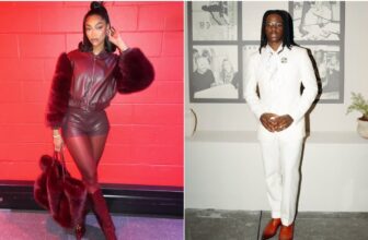 photo of angel reese and rema side by side