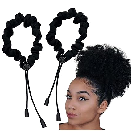 2 Pcs Adjust Satin Hair Tie - Fashion Police Nigeria