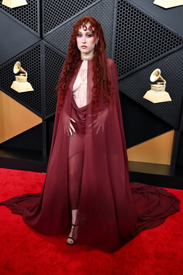 Chappell Roan attends the 2026 Grammys in a Bold Topless Dress - Fashion Police Nigeria