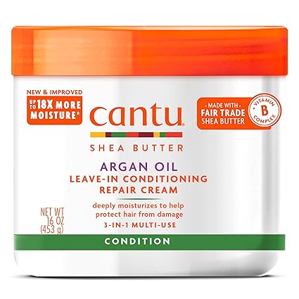 Cantu Leave-In Conditioning Repair Cream with Argan Oil - Fashion Police Nigeria