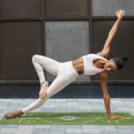 Lady in a yoga position - Fashion Police Nigeria