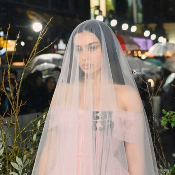 Charli xcx wearing a custom creation from Erdem's Fall/Winter 2026 collection - Fashion Police Nigeria