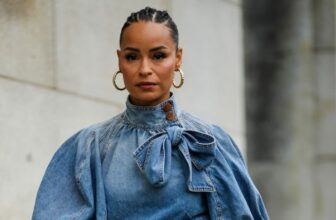 Sai De Silva in a complete denim outfit - Fashion Police Nigeria
