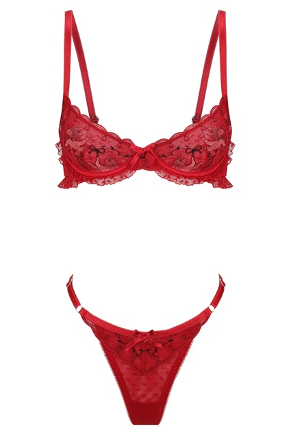 Kat the label Cupid set red - Fashion Police Nigeria