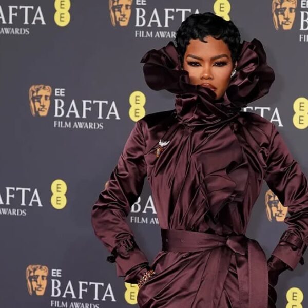 Teyana Taylor Turns Plum Burberry Trench Coat into Red-Carpet Royalty at BAFTAs 2026