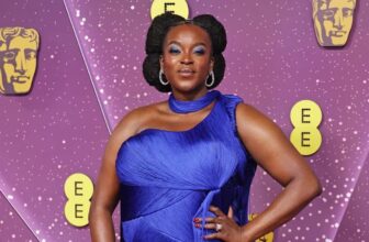 Wunmi Mosaku Stuns in Royal Blue Ahluwalia Gown at BAFTA 2026 Red Carpet