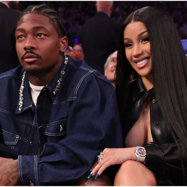 cardi b and stefon diggs at the knicks