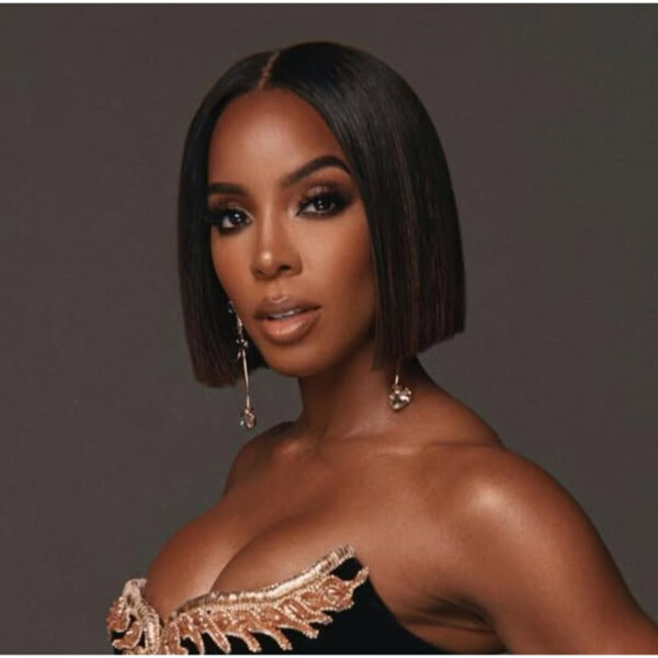 photo of kelly rowland on blunt cut