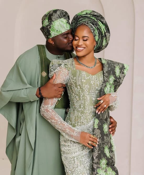 nigerian native dress for wedding Celebrating Love at the Dapsons' Traditional African African Wedding Outfits