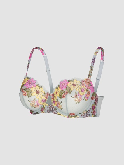 savage x fenty Mod Poppy Unlined Lace Balconette Bra - Fashion Police Nigeria