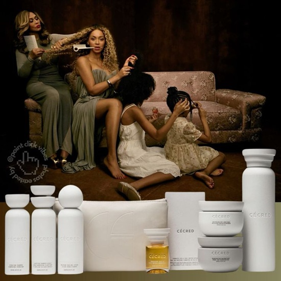 Beyonce Cecred Haircare Essence Photoshoot
