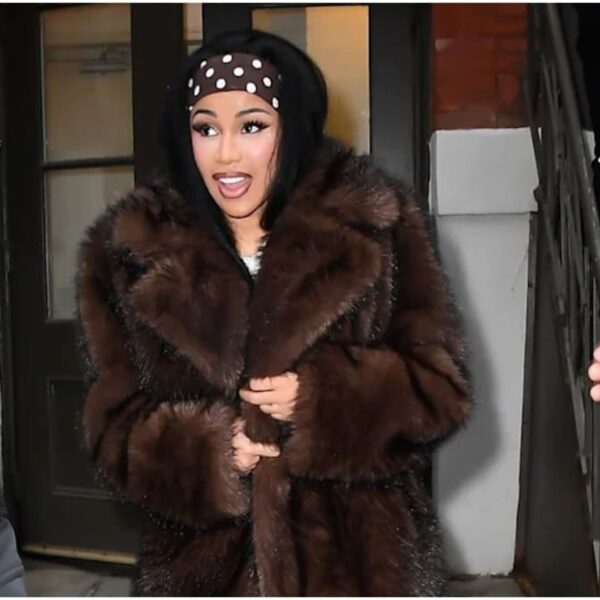 Cardi B Showcases Her Style Prowess in Shaggy Fur and Polka Dots