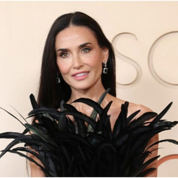 Demi Moore's Oscars 2026 Gown is Covered Entirely with Feathers