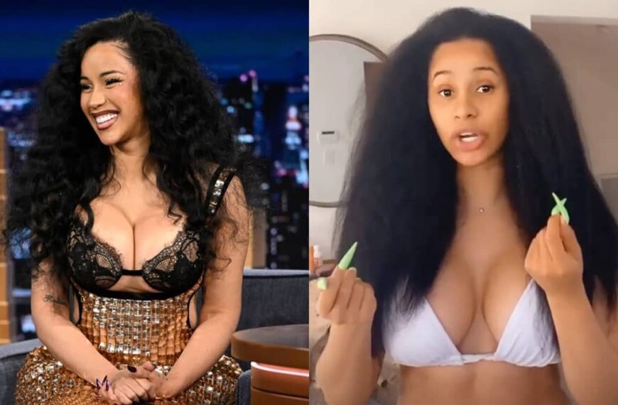 Cardi on the Fallon Tonight show - Fashion Police Nigeria