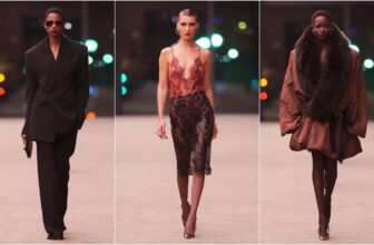 Models walking the runway for Saint Laurent Fall 2026 Collection - Fashion Police Nigeria