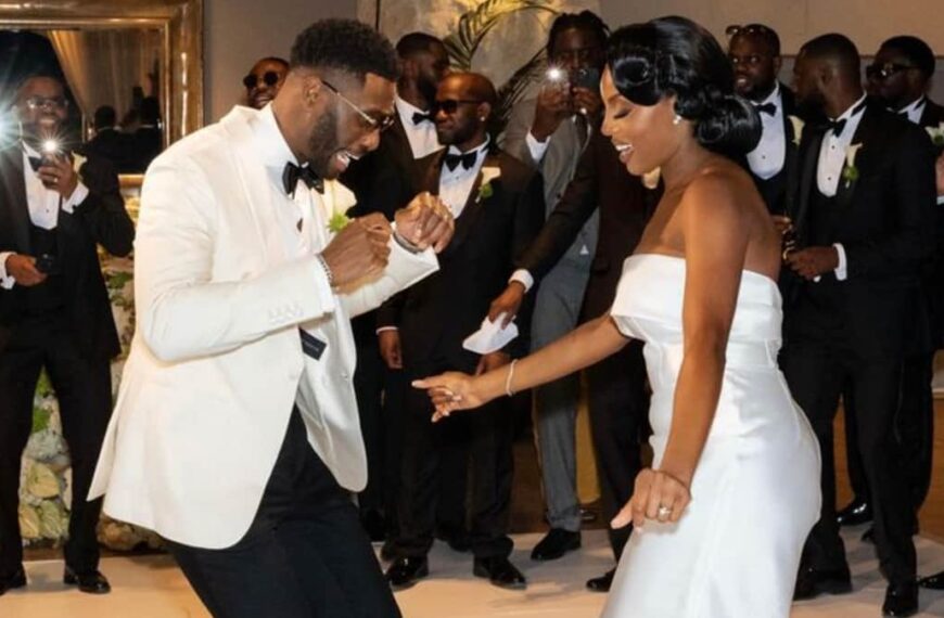 Couples dancing on the wedding floor - Fashion Police Nigeria