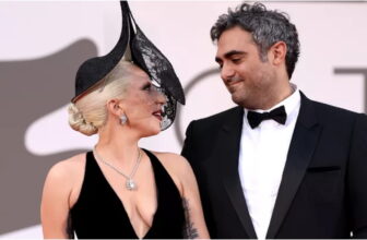 Lady Gaga and Michael Polansky on the red carpet - Fashion Police Nigeria