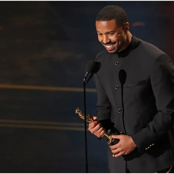 Michael B. Jordan Won His First Oscar With an Inspiring Acceptance Speech