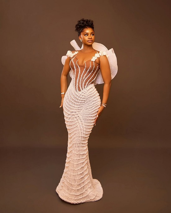 Priscilla Ojo Goes Glamorous in a Mermaid Gown for Her 25th Birthday | FPN