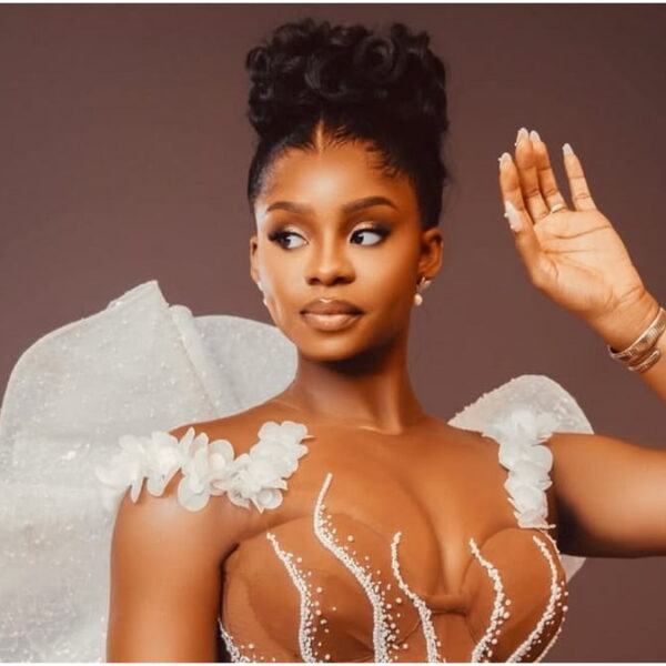 Priscilla Ojo Stuns in Glamorous Beaded Mermaid Gown for 25th Birthday Celebration