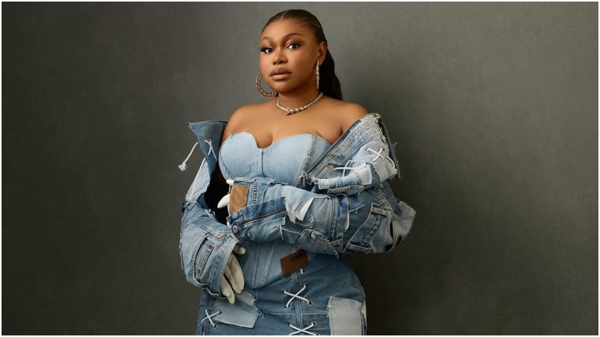 Ruth Kadiri Goes Edgy in a Patched Denim&hellip;