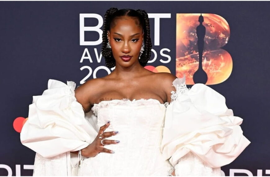 Tems Stuns in Sculptural White Gown at BRIT Awards 2026 Red Carpet