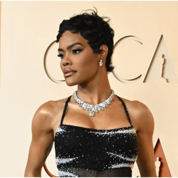 Teyana Taylor Bares Abs in Sheer Feathered Chanel Gown at the 2026 Oscars