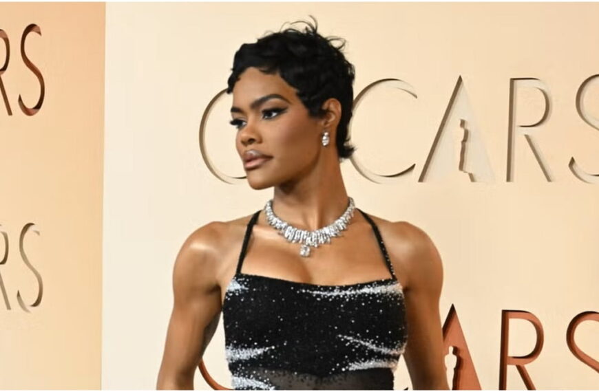 Teyana Taylor Bares Abs in Sheer Feathered Chanel Gown at the 2026 Oscars