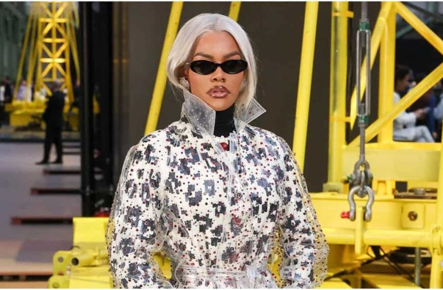 Teyana Taylor Oozes Style as She Debuts a Silver Hairstyle at the Chanel Show