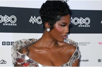 Tiwa Savage Stuns in a Metallic Gown at the 2026 MOBO Awards