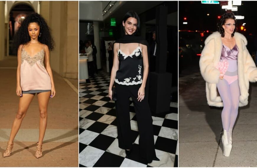 celebrities on lingerie fashion trend