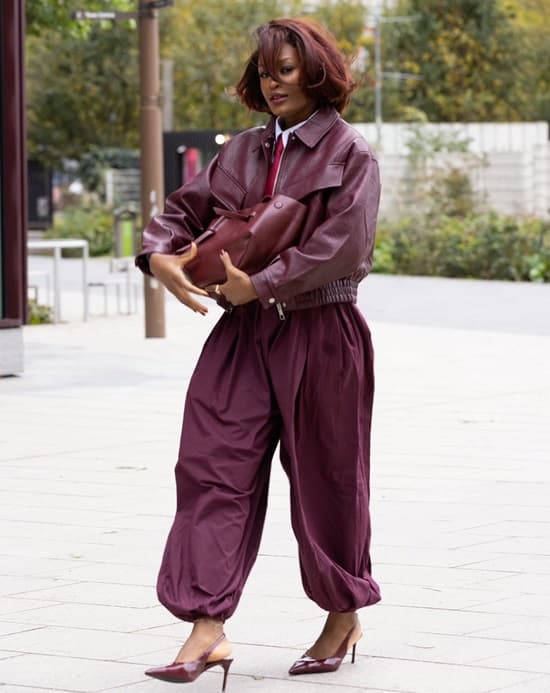 lady wearing balloon pants - Fashion Police Nigeria