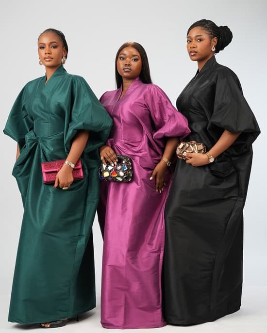 Bishop sleeved boubou dress style - Fashion Police Nigeria