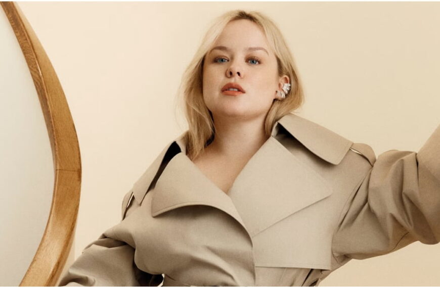 nicola coughlan on the cover of The April issue of ELLE UK