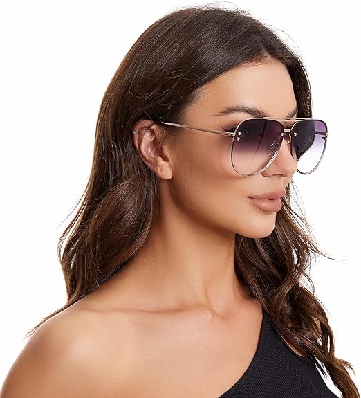 oversized aviator sunglasses - Fashion Police Nigeria