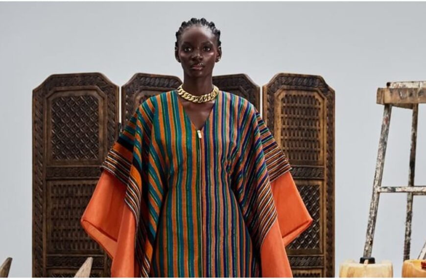 photo of a model on hertunba sustainable outfit