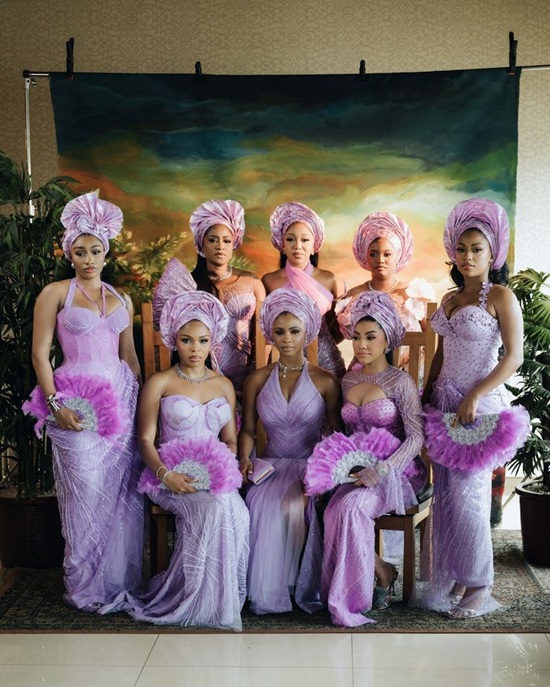 nigerian bridesmaid dress styles Pink Spring Wedding Ideas For Modern Brides In 2026 FPN RWT25 Blue Long Sleeve Midi Size:1X / N18 This unique and regal