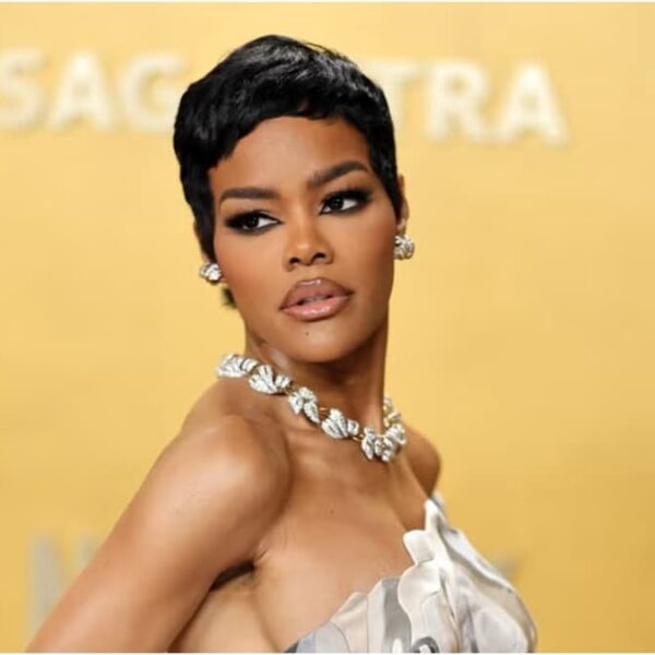Photo of Teyana Taylor on the red carpet at the 32nd annual actor awards