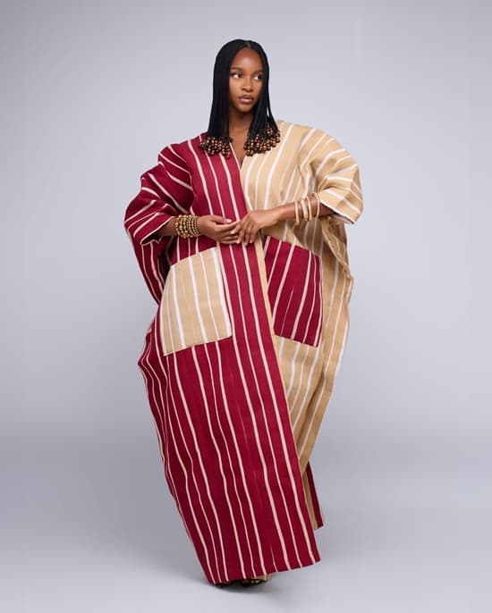 Boubou Dress Style with maxi pockets - Fashion Police Nigeria