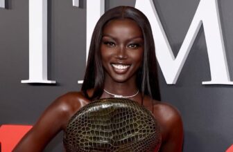 Anok Yai Wears a Sculptural Ashi Studio Dress at the TIME100 Gala - Fashion Police Nigeria