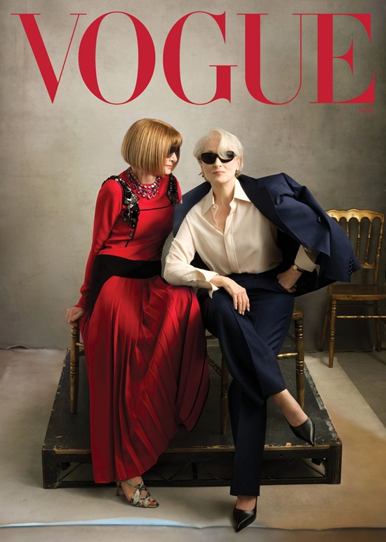 Meryl Streep and Anna Wintour Makes the Perfect Pair on Vogue's Latest Cover