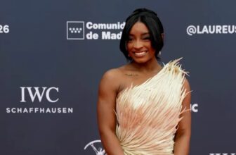 Simone Biles Red Carpet Glam Bills - Fashion Police Nigeria