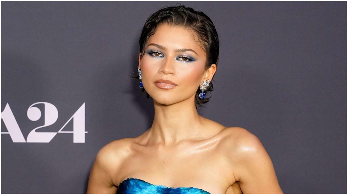 Zendaya Goes for ‘Something Blue’ in a Feathery&hellip;
