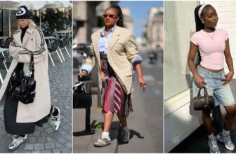 how to style metallic sneakers