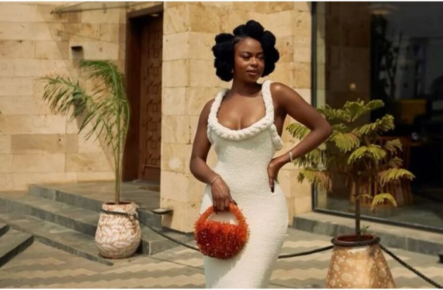 photo of a lady on a white dress