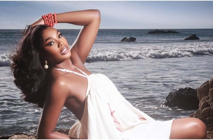 sharon ooja 35th birthday photo on the beach