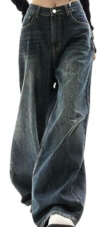 Shop EMMIOL Women Baggy Jeans Mid-Low Waist - Fashion Police Nigeria