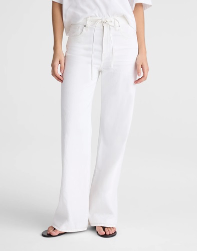 shop Madewell The Ultimate Wide-Leg Jean in Tile White - Fashion Police Nigeria