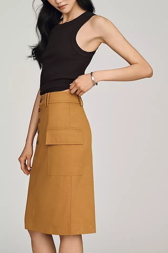 shop Mare Mare Belted Cargo Pencil Skirt - Fashion Police Nigeria