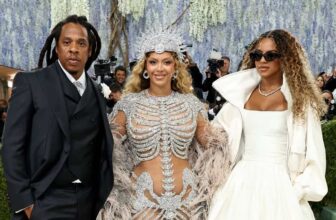 Beyoncé Sparkles at the 2026 Met Gala in a Skeletal Gown Alongside Jay-Z and Blue Ivy